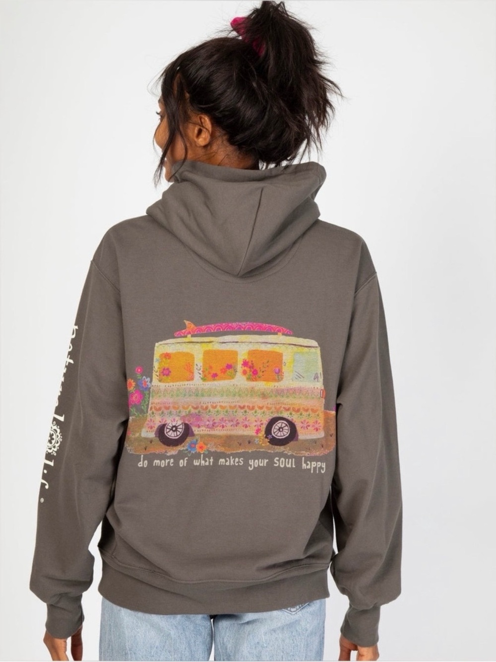 Natural Life Hoodie Sweatshirt - Makes You Happy Size Large - Picture 3 of 12